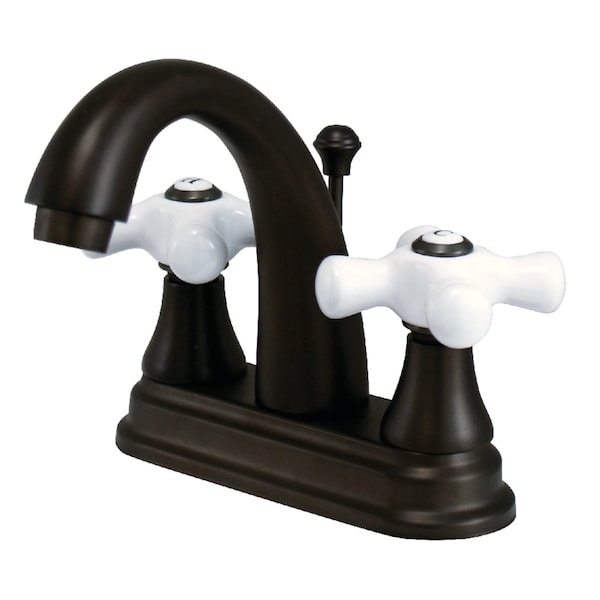 KS7615PX 4" Centerset Bathroom Faucet, Oil Rubbed Bronze